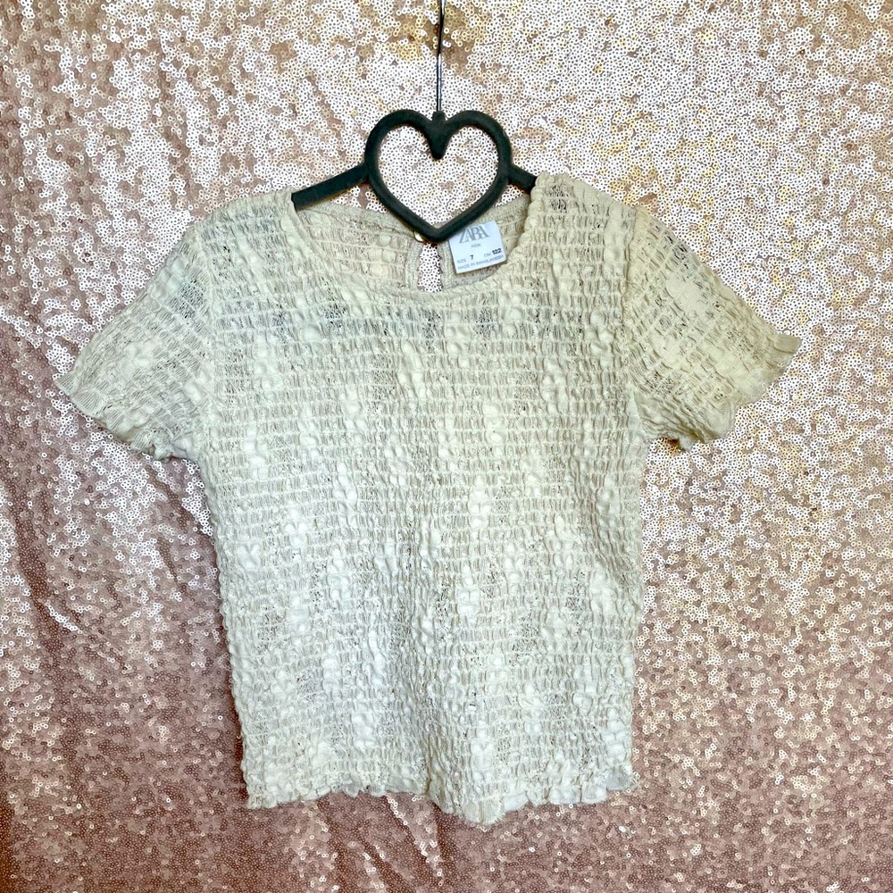 Zara girl sz 7 top